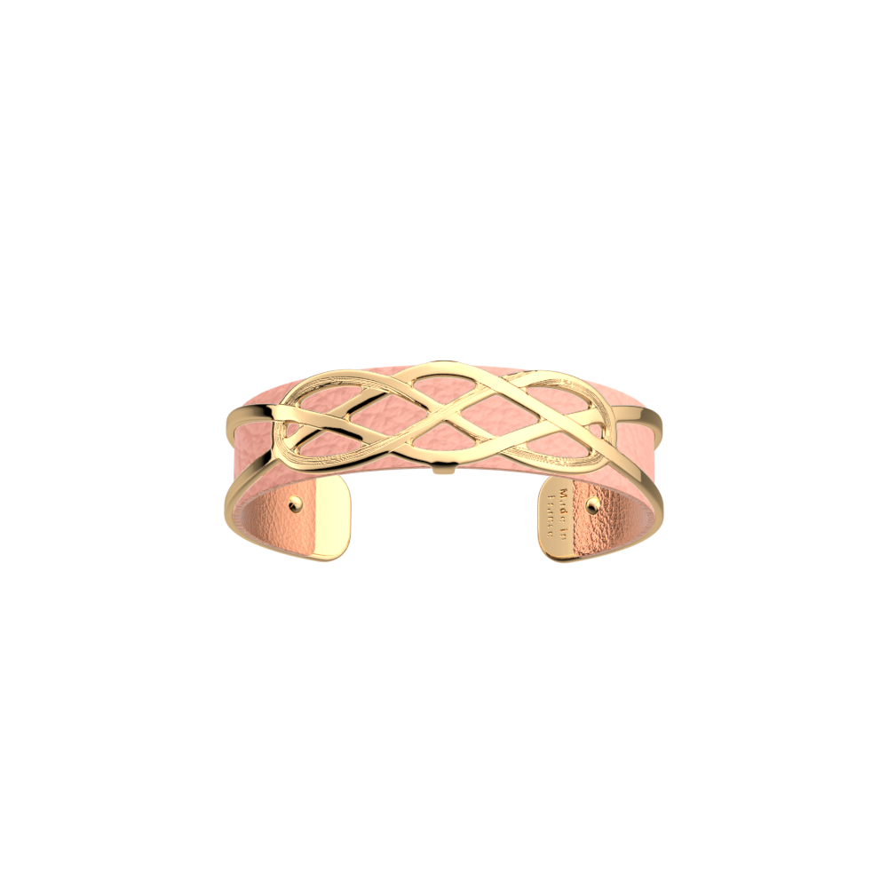 Infiniment Bracelet, Gold Finish, Marshmallow / Pink Bronze image number 2